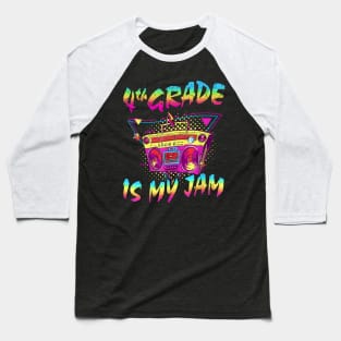 4th Grade Is My Jam First Day Of School Baseball T-Shirt